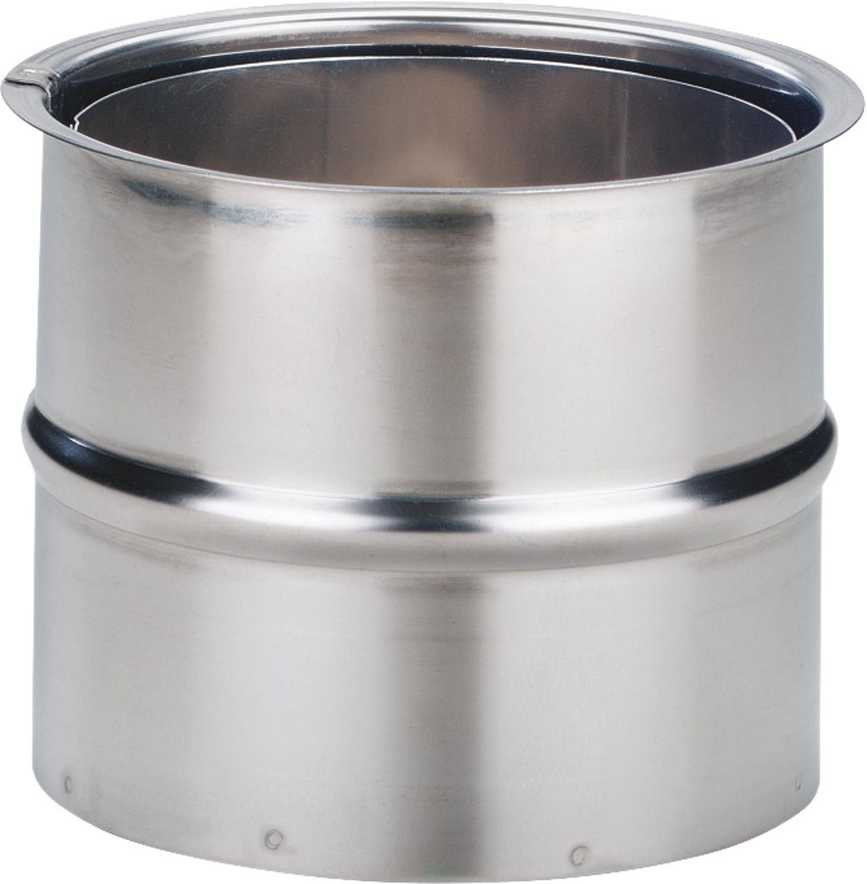 Edelstahl-Wandfutter doppelt 130 mm - VPE = 2 Stück Edelstahl-Wandfutter doppelt 130 mm - VPE = 2 Stück