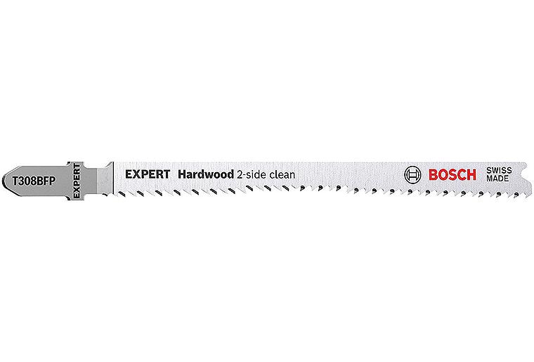 Stichsägeblätter BOSCH® EXPERT T308BFP Länge 117 mm, für Kunststoffbeschichtete Platten VPE 25 Stück Stichsägeblätter BOSCH® EXPERT T308BFP Länge 117 mm, für Kunststoffbeschichtete Platten VPE 25 Stück