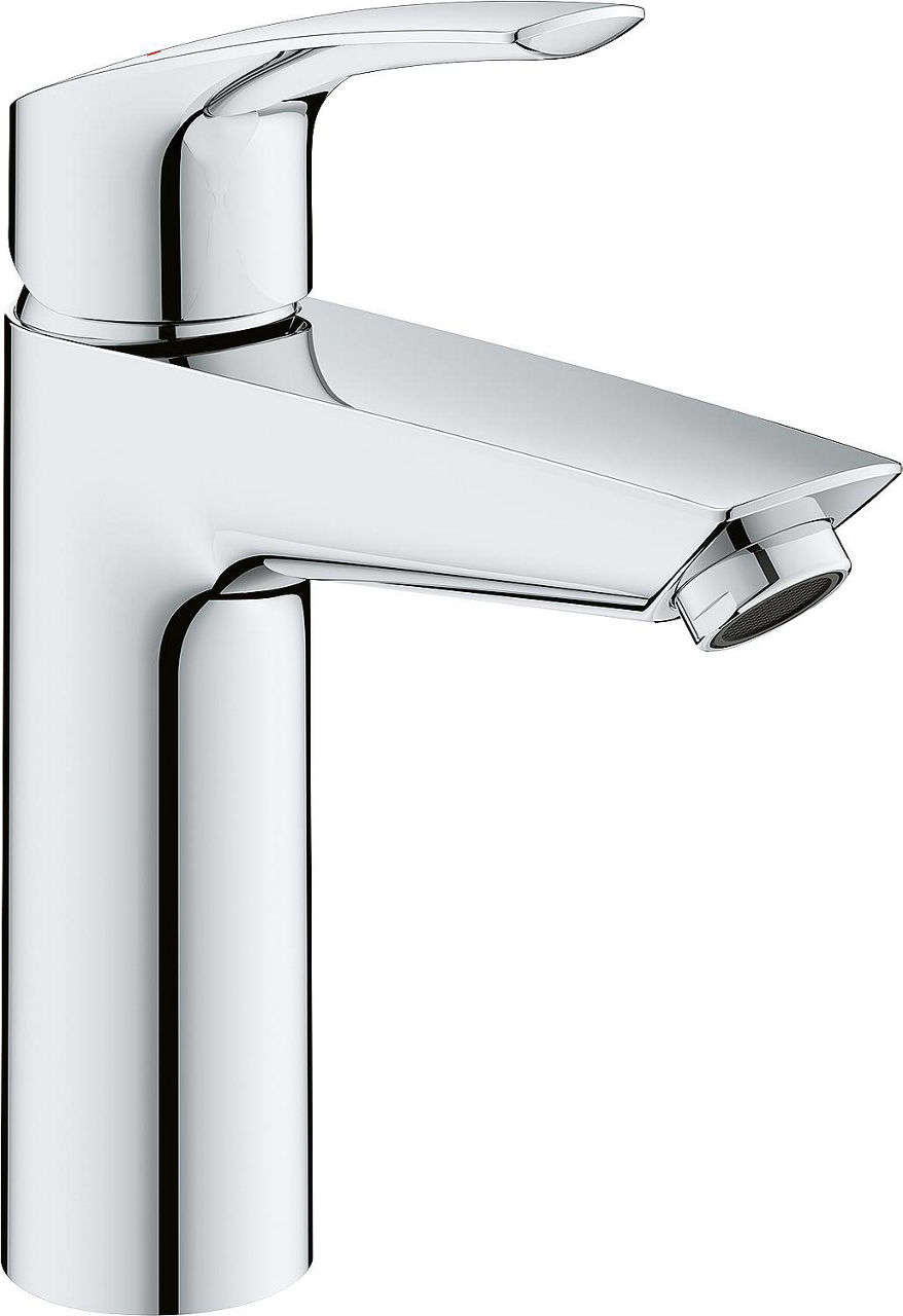Waschtischmischer Grohe Eurosmart M-Size Ausladung 121 mm chrom Push-open Ablauf mit thermischem Verbrühschutz Waschtischmischer Grohe Eurosmart M-Size Ausladung 121 mm chrom Push-open Ablauf mit thermischem Verbrühschutz