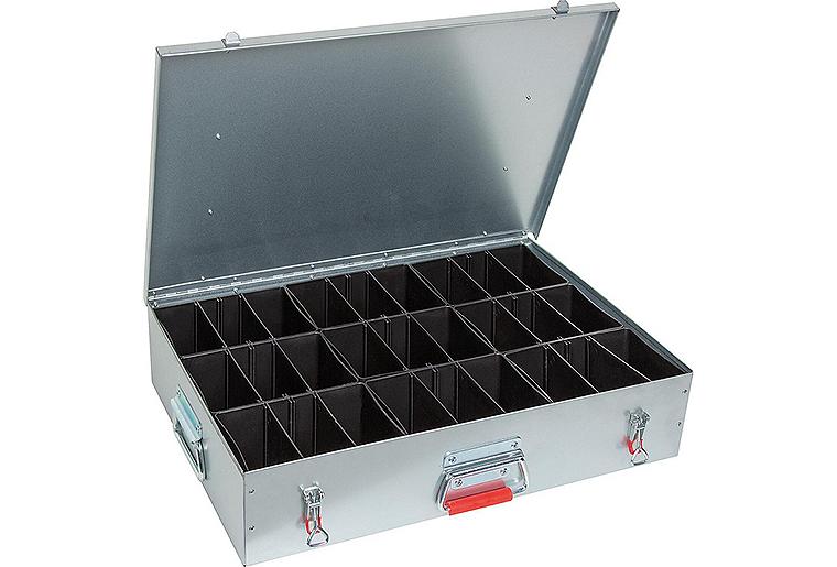 Fittingskoffer verzinkt, Standard Maße 580x405x125mm Fittingskoffer verzinkt, Standard Maße 580x405x125mm