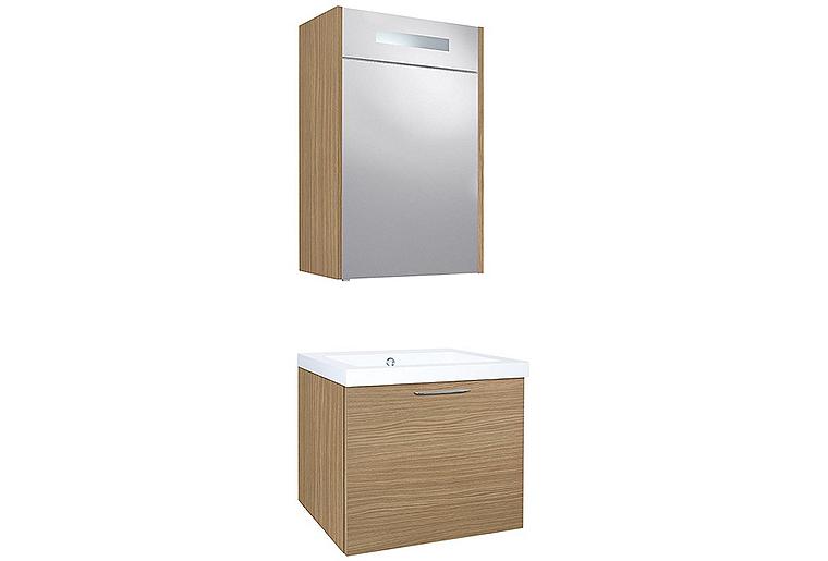 Badmöbel-Set EKRY Serie MBK Eiche natur 1 Auszug