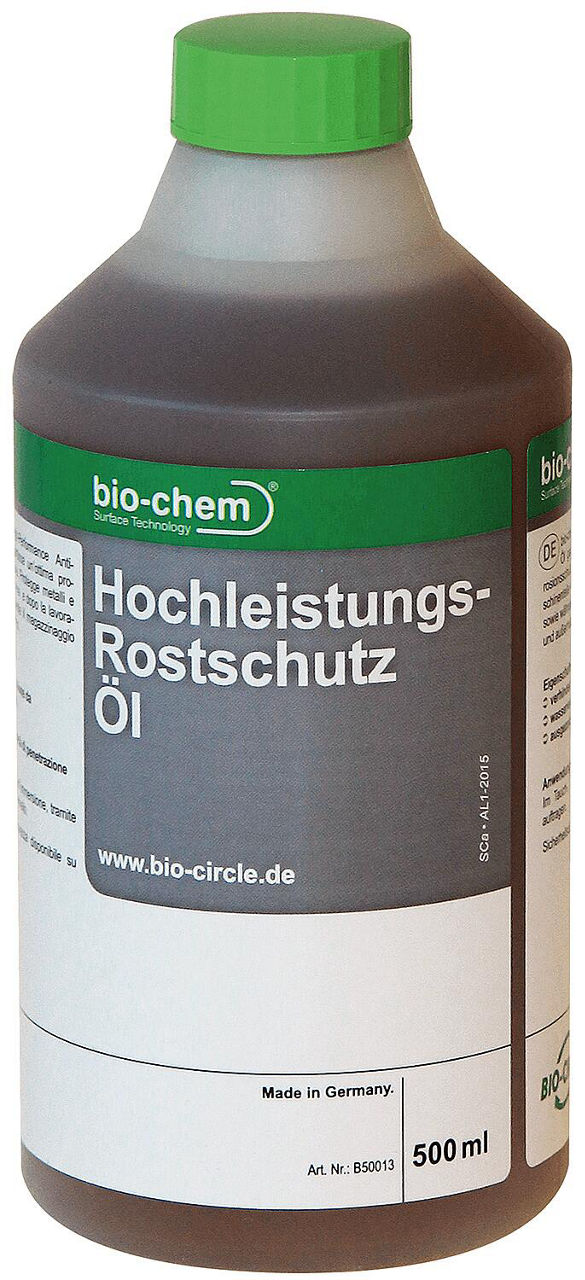 Hochleistungs-Rostschutzöl BIO-CIRCLE 500ml Spritzflasche Hochleistungs-Rostschutzöl BIO-CIRCLE 500ml Spritzflasche