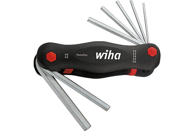 Sechskant-Winkelschlüsselsatz 2/2,5/3/4/5/6/8 7-teilig Typ 351 PG7