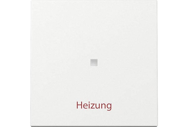 Wippe Heizung Ein/Aus, Kontrollfenster, rws glz, System 55, 367803