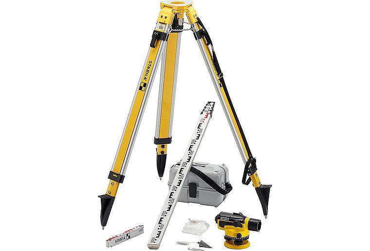 Optisches Nivellier Stabila OLS 26, 8-teiliges Set Optisches Nivellier Stabila OLS 26, 8-teiliges Set
