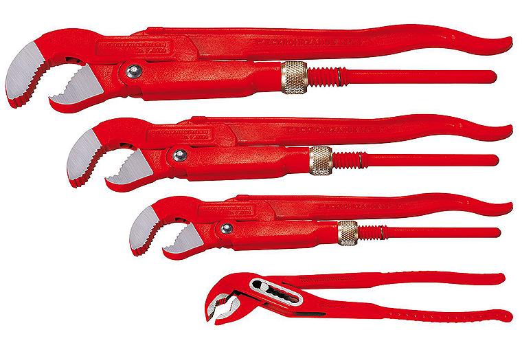 Zangenset Eckrohrzange DN25(1")+DN40(1.1/2")+DN50(2"), Wasserpumpenzange 10" Zangenset Eckrohrzange DN25(1")+DN40(1.1/2")+DN50(2"), Wasserpumpenzange 10"