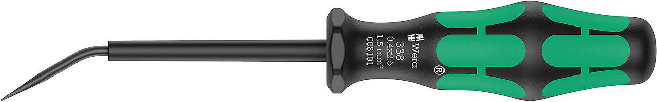 Betätigungswerkzeug WERA 338 für Reihenklemmen-Betätigung, bis 1,5 mm² Betätigungswerkzeug WERA 338 für Reihenklemmen-Betätigung, bis 1,5 mm²