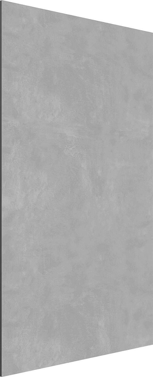 Duschrückwand Beton gespachtelt grey BxHxT 1000x2500x3 mm