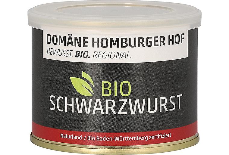 Bio Schwarzwurst, 200g Dose, VPE6