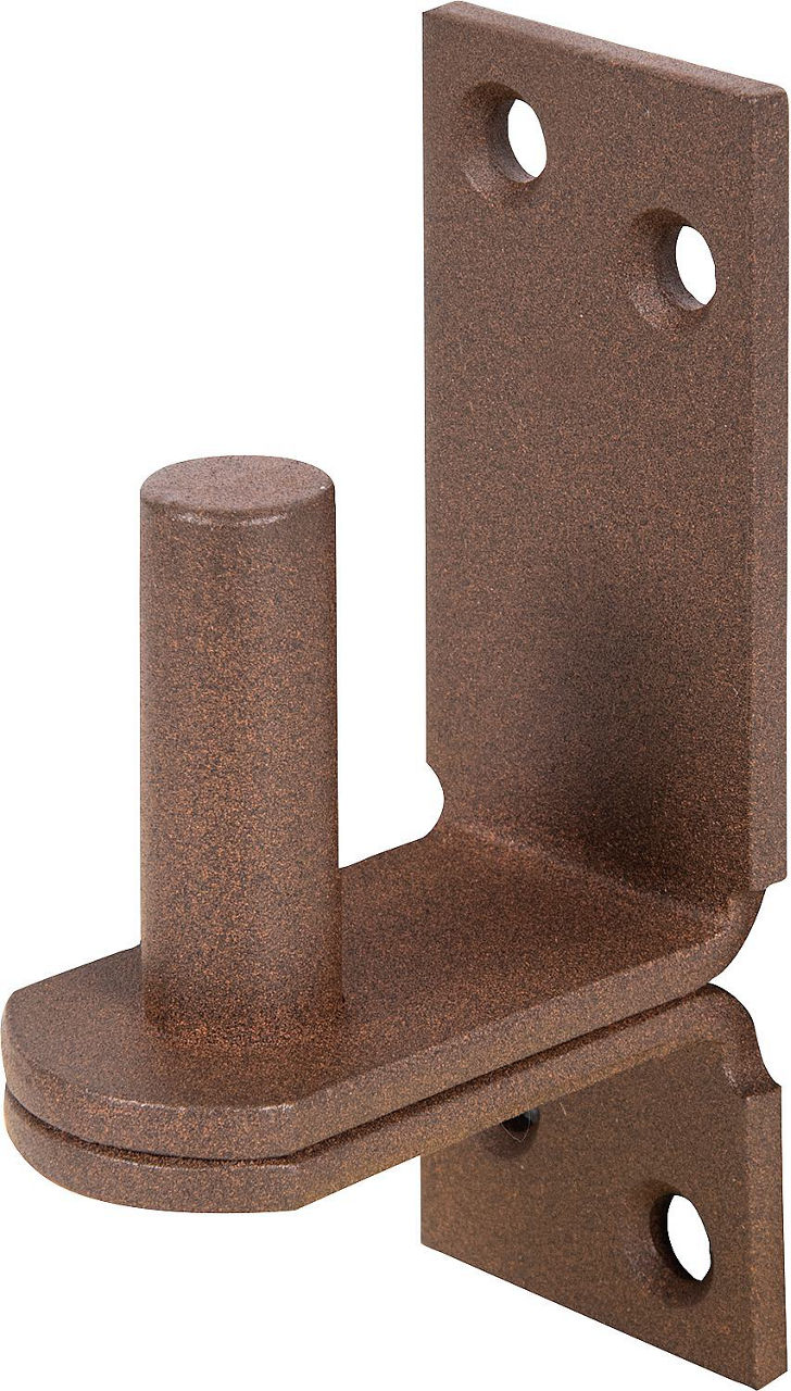 Kloben auf Platte DURAVIS® ⌀ 16 mm,, DII-Haken, Material: Stahl, blau verzinkt, Oberfläche: rostbraun Kloben auf Platte DURAVIS® ⌀ 16 mm,, DII-Haken, Material: Stahl, blau verzinkt, Oberfläche: rostbraun