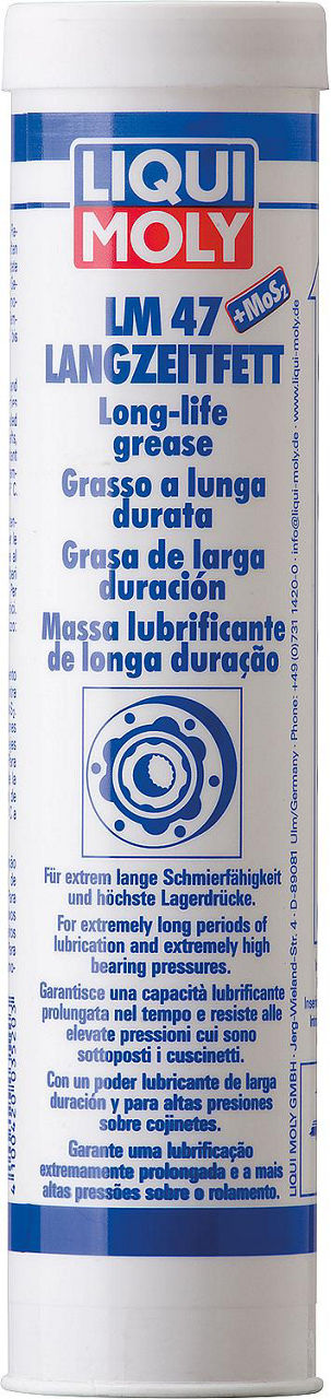 Langzeitfett LIQUI MOLY LM 47 + MoS2, 400g Kartusche