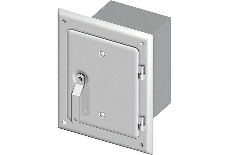 Reinigungstür UNI-EW 140x200 mm, mit Schiebestutzen 100 mm lang Reinigungstür UNI-EW 140x200 mm, mit Schiebestutzen 100 mm lang