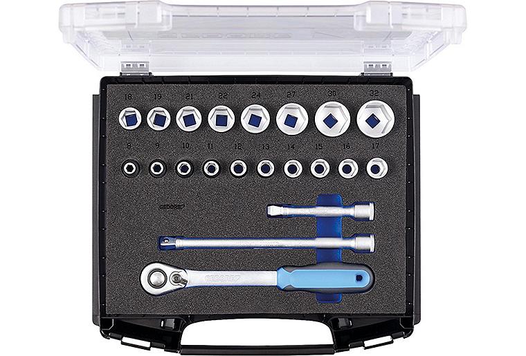 Steckschlüssel-Satz GEDORE 1101-19, 21-teilig 1/2"