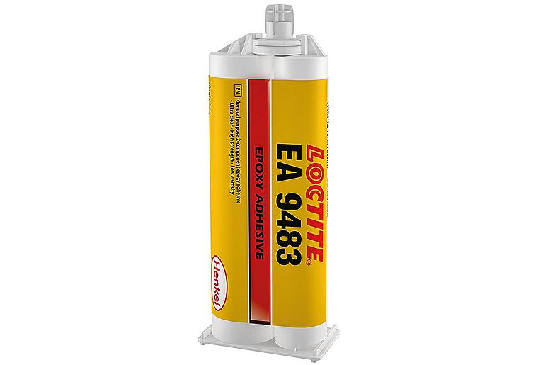 2K-Epoxidharzklebstoff hochfest / glasklar LOCTITE EA 9483 A&B 50ml Doppelkartusche mit 1 Statikmischer 2K-Epoxidharzklebstoff hochfest / glasklar LOCTITE EA 9483 A&B 50ml Doppelkartusche mit 1 Statikmischer