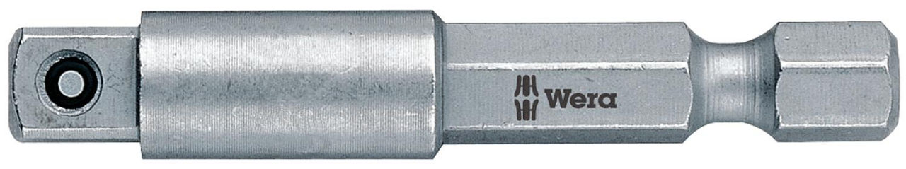 Werkzeugschaft WERA 1/4" 4-kant x 1/4" 6-kant Länge 100mm