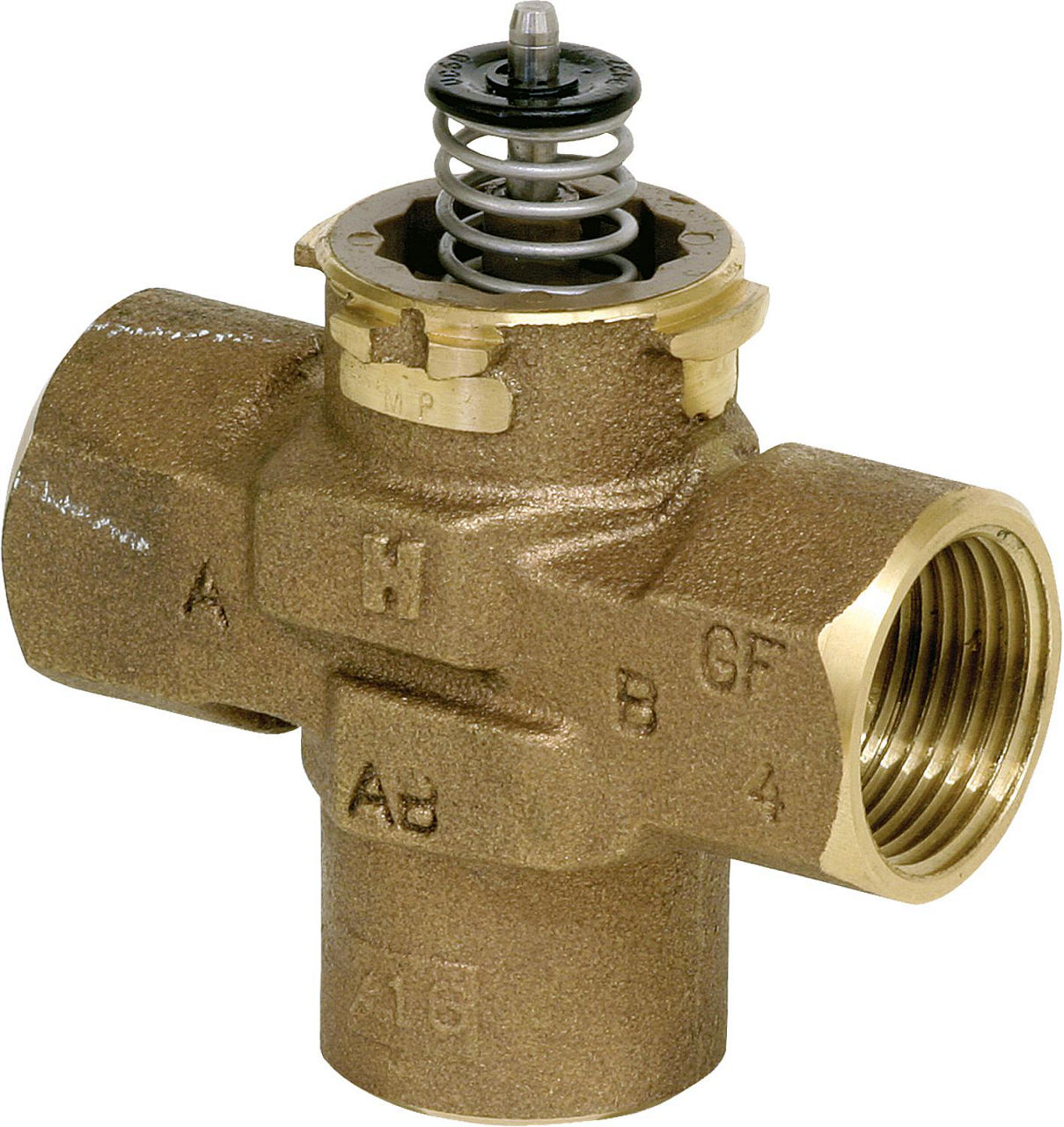 Dreiwege-Umschaltventil Honeywell VCZMP6000, DN25(1") IG, Kvs 7,7, ohne Stellantrieb Dreiwege-Umschaltventil Honeywell VCZMP6000, DN25(1") IG, Kvs 7,7, ohne Stellantrieb
