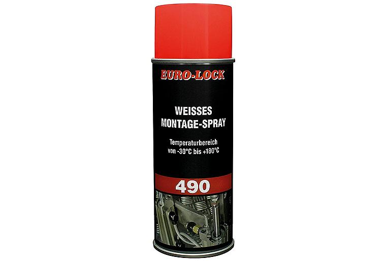 Weißes Montage-Spray EURO-LOCK LOS 490 400ml Sprühdose Weißes Montage-Spray EURO-LOCK LOS 490 400ml Sprühdose