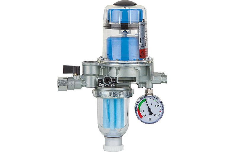 Heizölfiter mit Entlüfter Afriso Flo-Co-Top 2KM Si, RV und Unterdruck-Manometer Heizölfiter mit Entlüfter Afriso Flo-Co-Top 2KM Si, RV und Unterdruck-Manometer