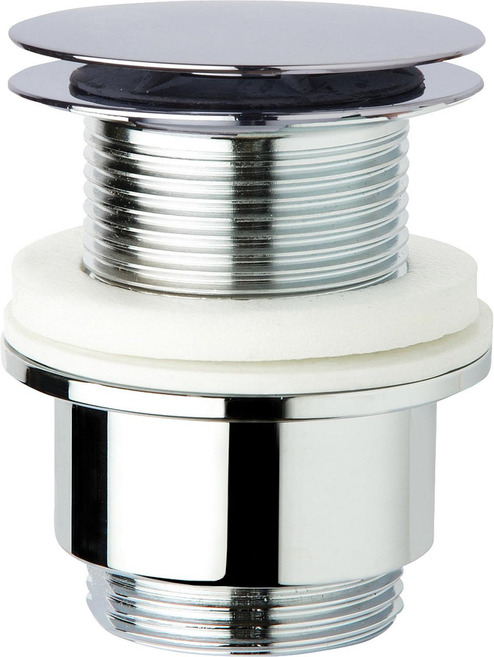 Klicker Schaftventil o.Überlauf DN 32 (11/4''), mit großer Abdeckplatte 63mm Klicker Schaftventil o.Überlauf DN 32 (11/4''), mit großer Abdeckplatte 63mm
