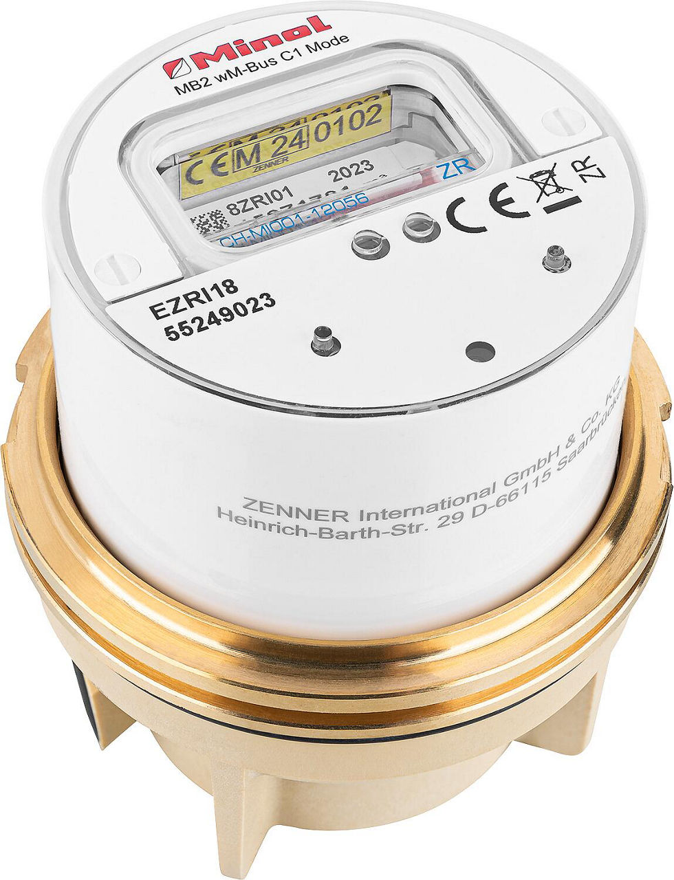 Funk Messkapsel-Wasserzähler Zenner MB2 M80 x 1,5 V2 30°C 2,5 R40V 325 RK MM, wireless M-Bus Funk Messkapsel-Wasserzähler Zenner MB2 M80 x 1,5 V2 30°C 2,5 R40V 325 RK MM, wireless M-Bus