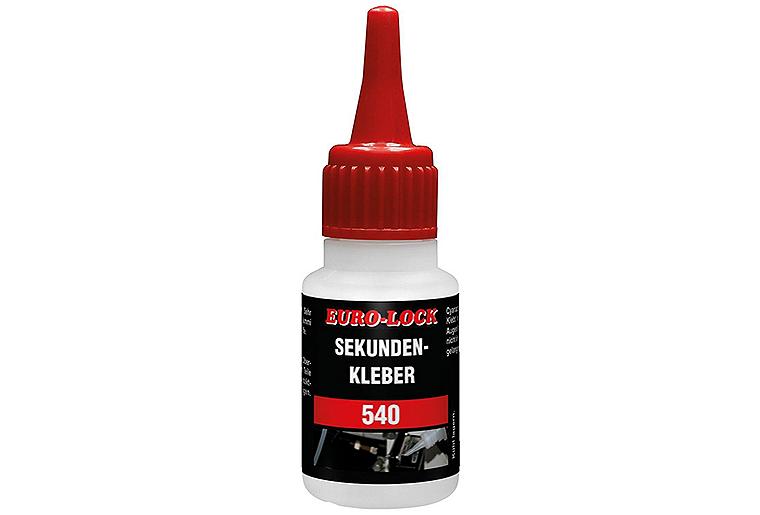 Sekundenkleber (universell + farblos) EURO-LOCK E 540 20g Dosierflasche Sekundenkleber (universell + farblos) EURO-LOCK E 540 20g Dosierflasche