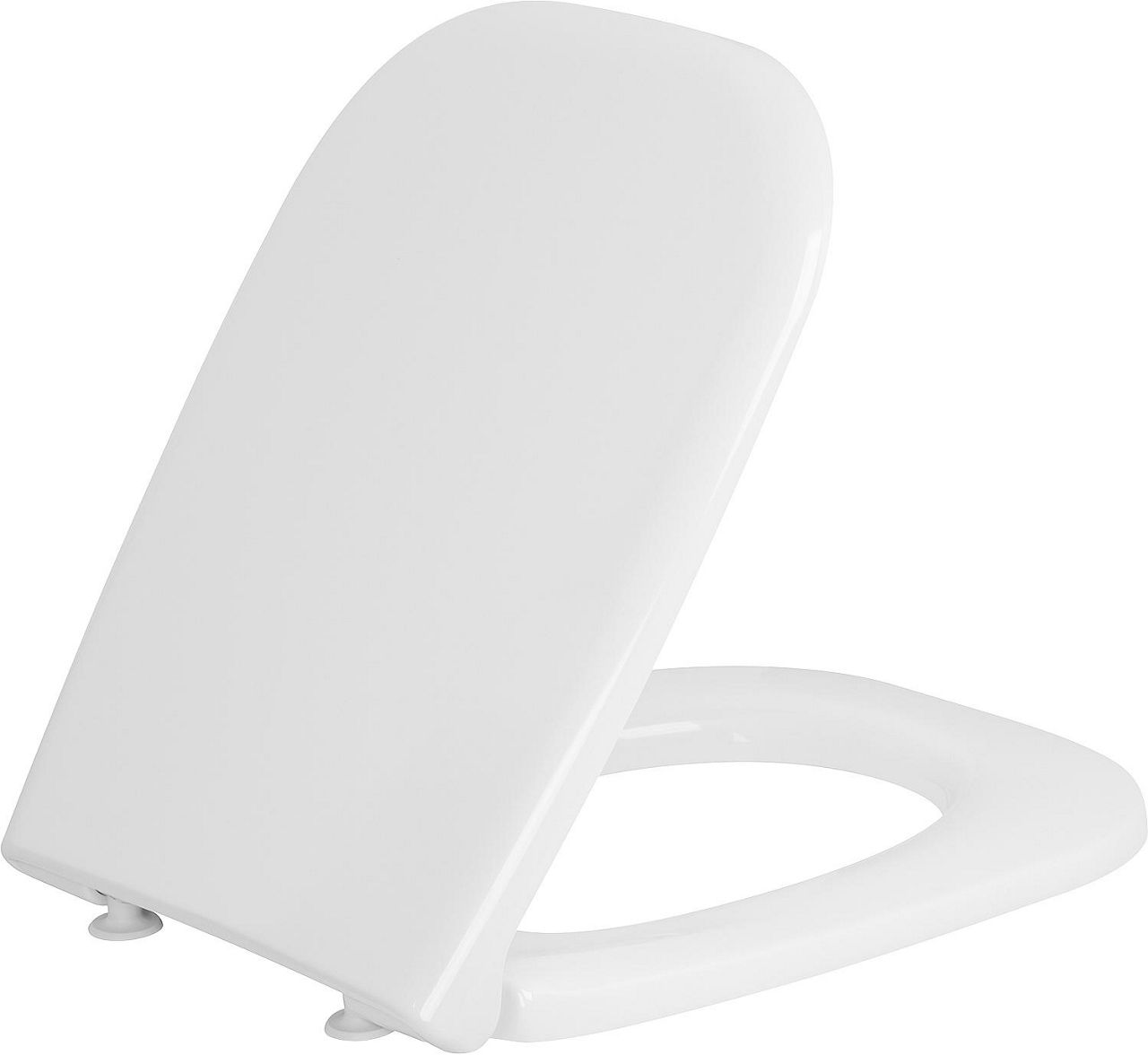 WC-Sitz Duravit D-Code mit Softclose, Scharniere Kunststoff, Weiß WC-Sitz Duravit D-Code mit Softclose, Scharniere Kunststoff, Weiß