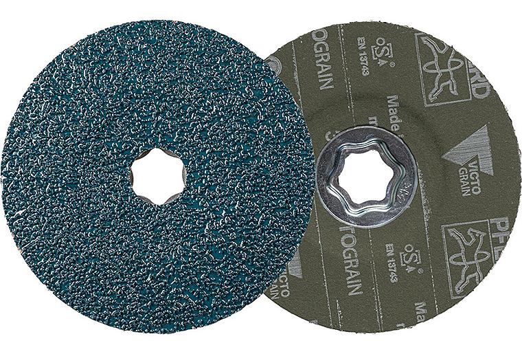 Fiberscheibe Pferd COMBICLICK, Ø 125 mm, Körnung 36 Fiberscheibe Pferd COMBICLICK, Ø 125 mm, Körnung 36