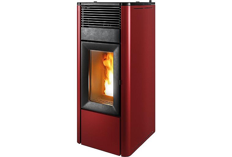 Pelletofen MCZ TEIA C. Air 10 R, Grundgerät mit Verkleidung Metall Bordeaux_304 Pelletofen MCZ TEIA C. Air 10 R, Grundgerät mit Verkleidung Metall Bordeaux_304