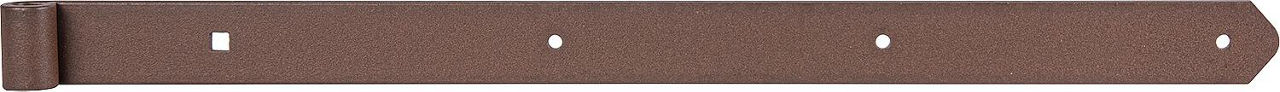 Ladenband DURAVIS® 600 ⌀ 13 mm, gerade, Abschluss abgerundet, Material: Stahl, blau verzinkt, Oberfläche: rostbraun Ladenband DURAVIS® 600 ⌀ 13 mm, gerade, Abschluss abgerundet, Material: Stahl, blau verzinkt, Oberfläche: rostbraun