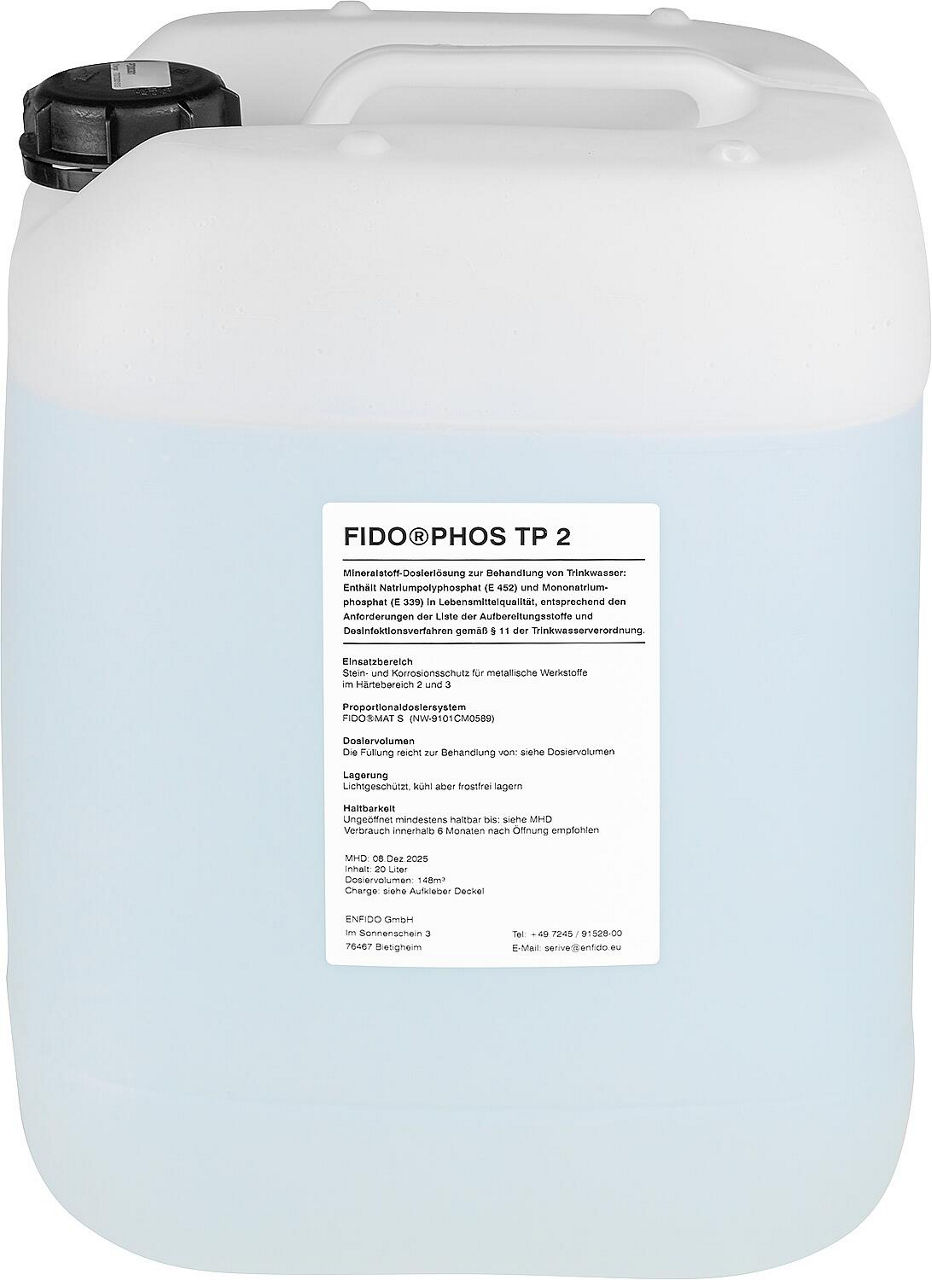 Dosierlösung FIDOPHOS TP 2 Kanister 20 Liter Dosierlösung FIDOPHOS TP 2 Kanister 20 Liter