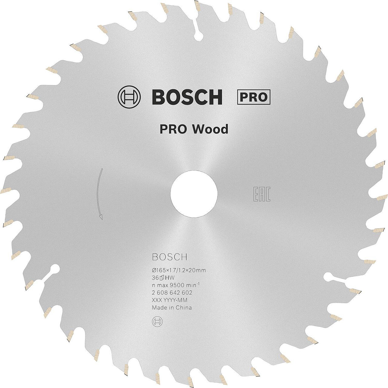 Kreissägeblatt BOSCH Ø 165 x 20 mit 36 Zähnen für Längs- und Querschnitte in Holz Kreissägeblatt BOSCH Ø 165 x 20 mit 36 Zähnen für Längs- und Querschnitte in Holz