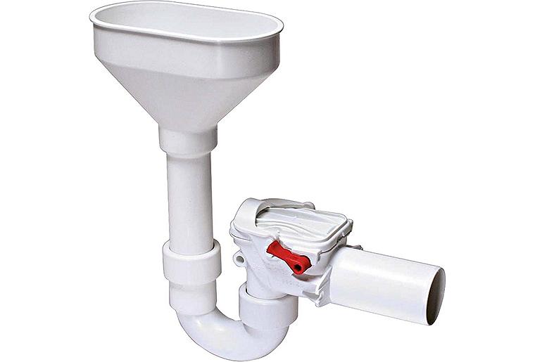 Kessel-Rückstauverschluss Staufix 73053 Trichterausführung Siphon DN50 Kunststoff