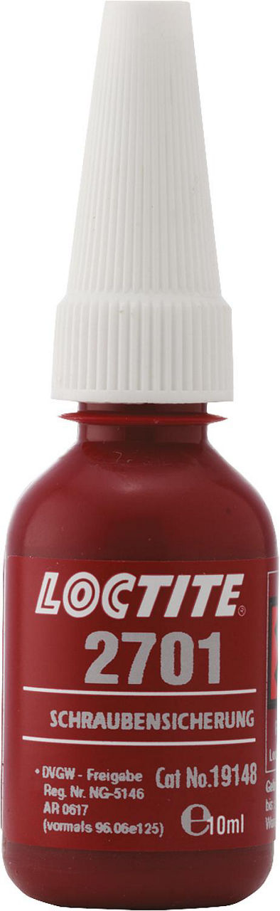 Schraubensicherung hochfest (DVGW) LOCTITE 2701, 10ml Dosierflasche