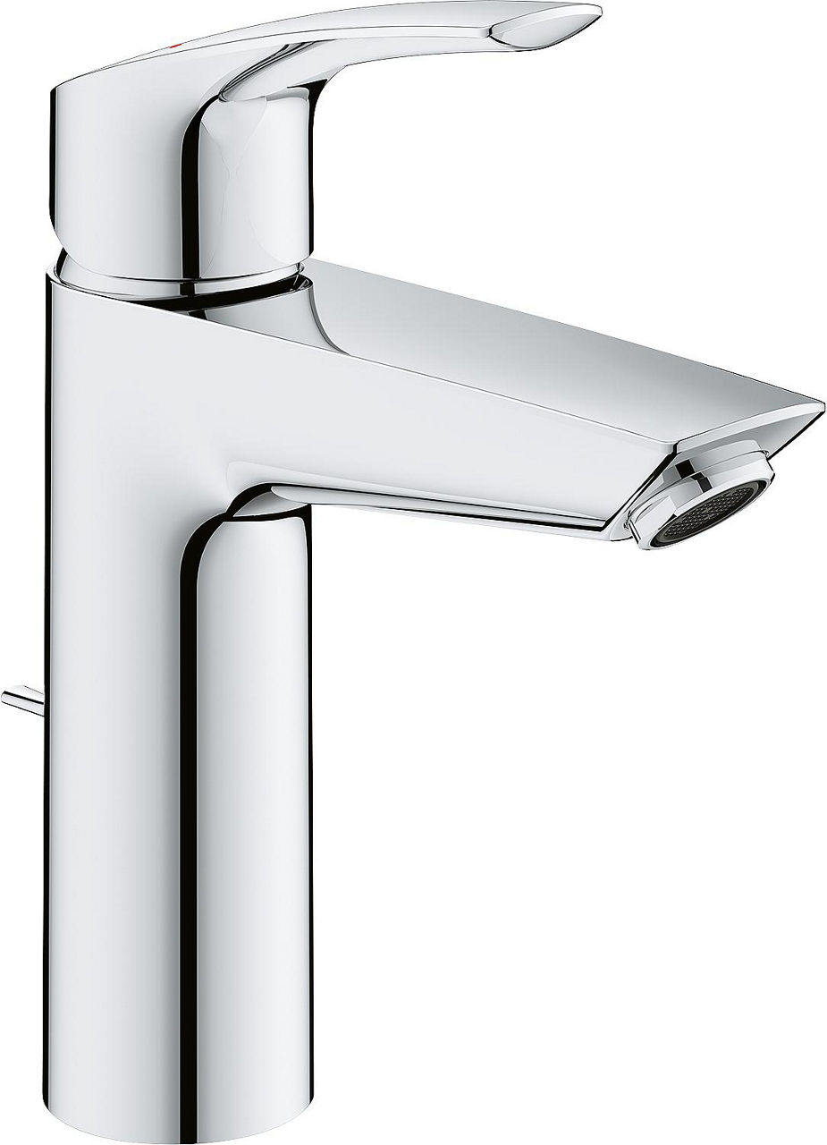 Waschtischmischer Grohe Eurosmart M-Size Ausladung 121 mm chrom mit Ablaufgarnitur Waschtischmischer Grohe Eurosmart M-Size Ausladung 121 mm chrom mit Ablaufgarnitur
