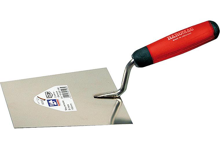 Maurerkelle, G-H rostfrei 180mm, 2K-ERGO rotschwarz Maurerkelle, G-H rostfrei 180mm, 2K-ERGO rotschwarz