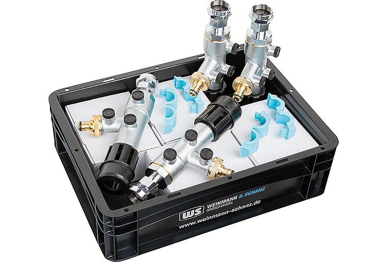 Systemtrenner BA295 STN-WH DN20 (3/4"), Vorteilspaket, zur Zapfhahnsicherung inkl. WS-Box
