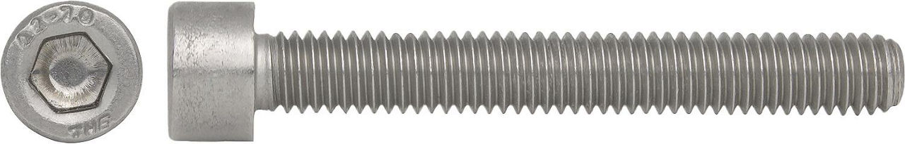 Zylinderschrauben mit Innensechskant VG VGDIN 912 A2-70 M 12X16 VPE: 50 Zylinderschrauben mit Innensechskant VG VGDIN 912 A2-70 M 12X16 VPE: 50