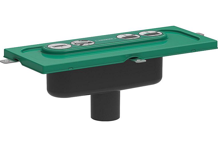 Hansgrohe uBox universal Grundkörper f. Duschrinne, vertikale Installation