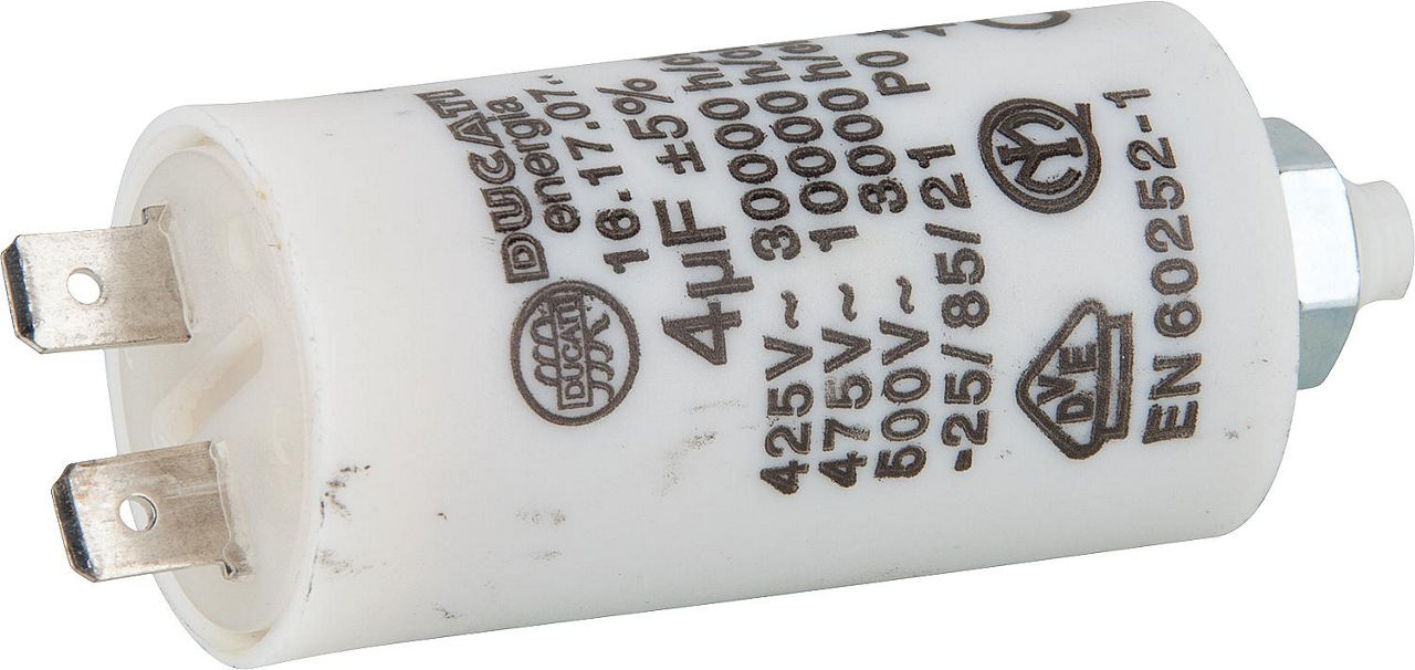 Ersatzkondensatoren für Fußflanschmotoren 2