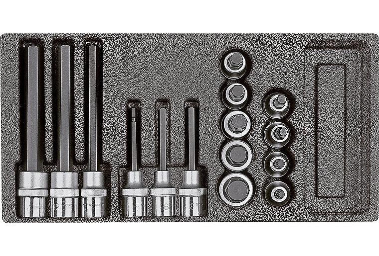 Satz Schraubendrehereinsatz GEDORE red 15-teilig 1/2"