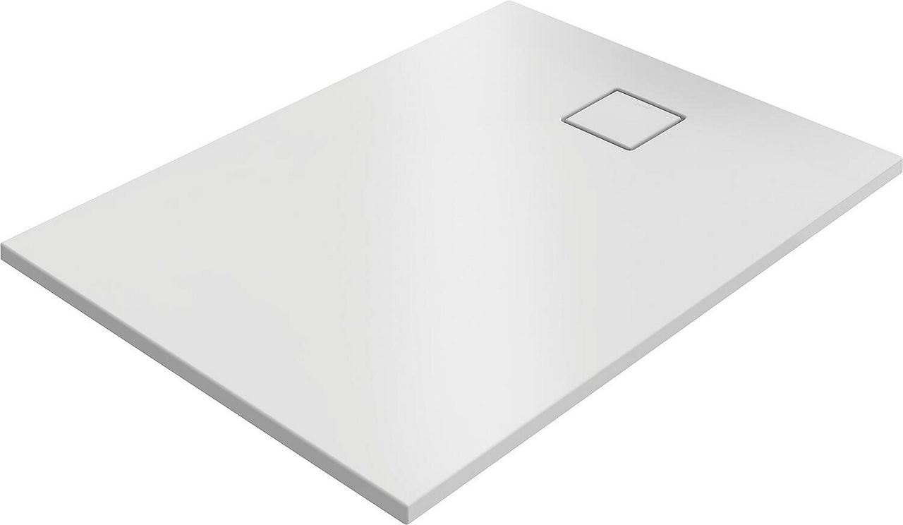 Duschwanne Hüppe EasyFlat Mineralguss 1000x52x800 mm Ablauf:kurze Seite, weiß matt Duschwanne Hüppe EasyFlat Mineralguss 1000x52x800 mm Ablauf:kurze Seite, weiß matt