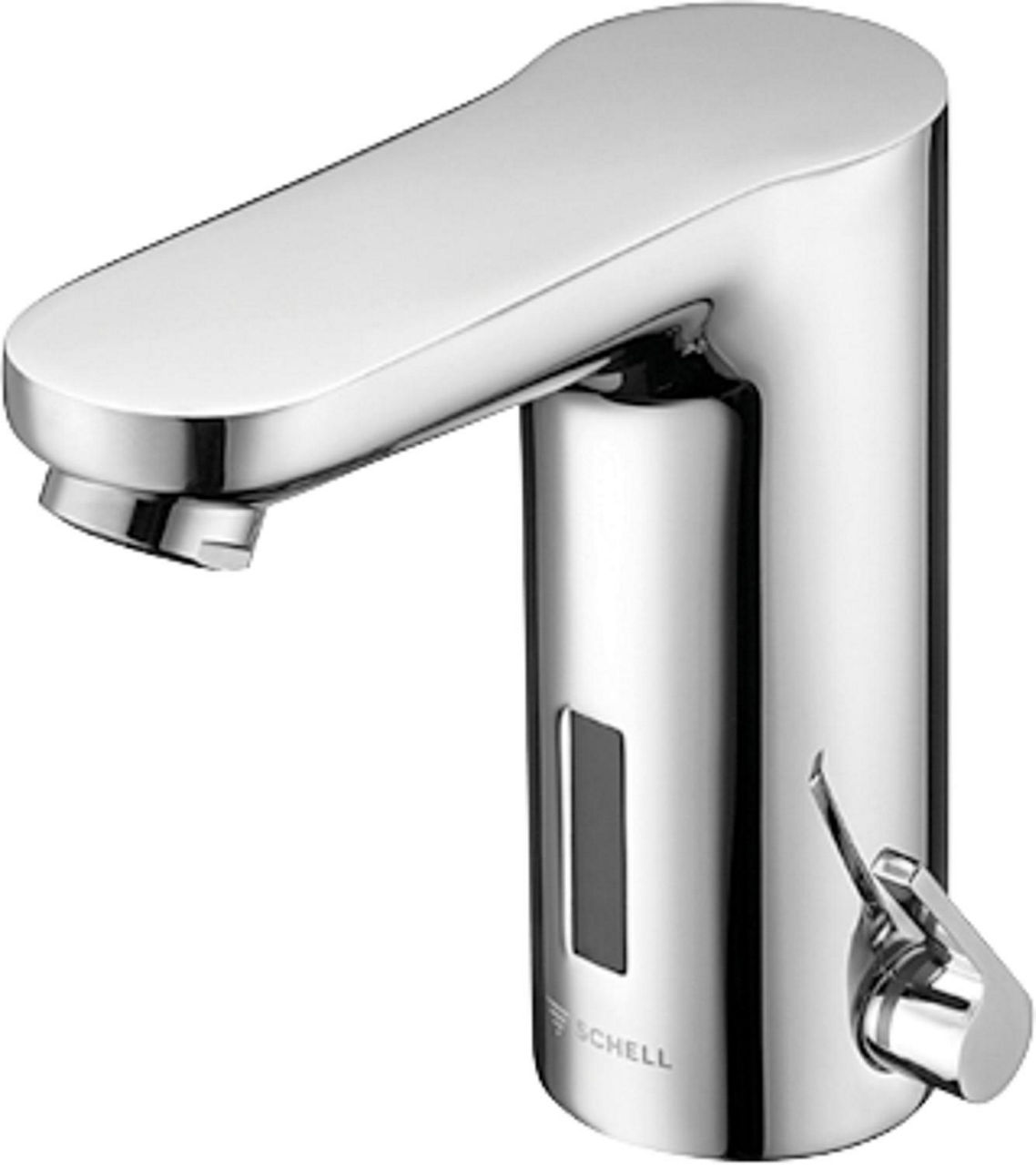 Waschtischmischer Schell CELIS E HD-M Netzbetrieb Ausladung 130 mm chrom Waschtischmischer Schell CELIS E HD-M Netzbetrieb Ausladung 130 mm chrom