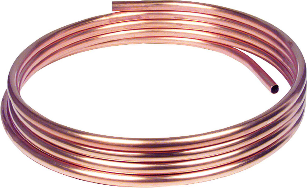 Kupfer-Installationsrohr weich in Ringen a 25 m, 18 x 1,0 mm RAL/DVGW, DIN-EN 1057