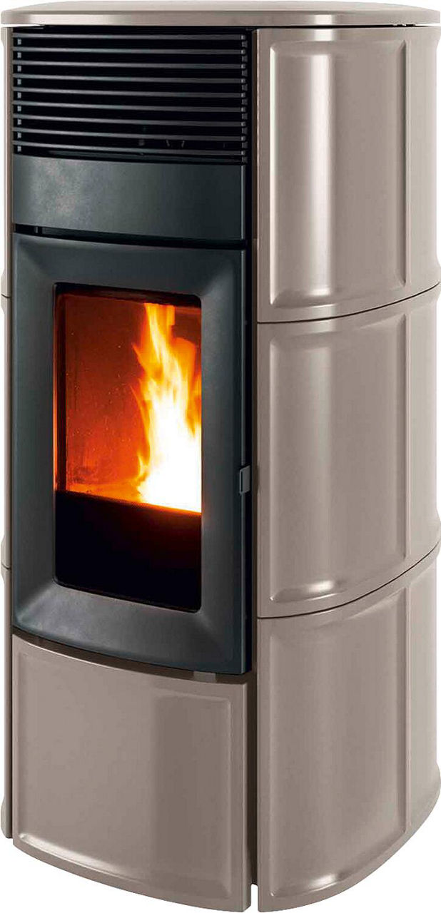 Pelletofen MCZ Suite Hydromatic 18 R, Grundgerät mit Verkleidung warm Grau Ceramic, 17,7 KW Pelletofen MCZ Suite Hydromatic 18 R, Grundgerät mit Verkleidung warm Grau Ceramic, 17,7 KW