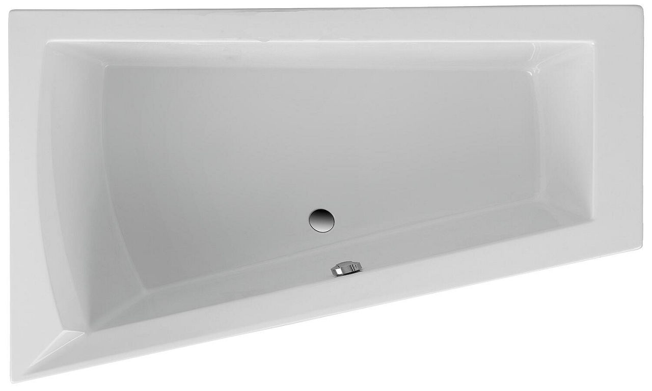 Raumspar-Badewanne LAGO II links 1750x500x1350/700 mm Acryl, weiß Raumspar-Badewanne LAGO II links 1750x500x1350/700 mm Acryl, weiß