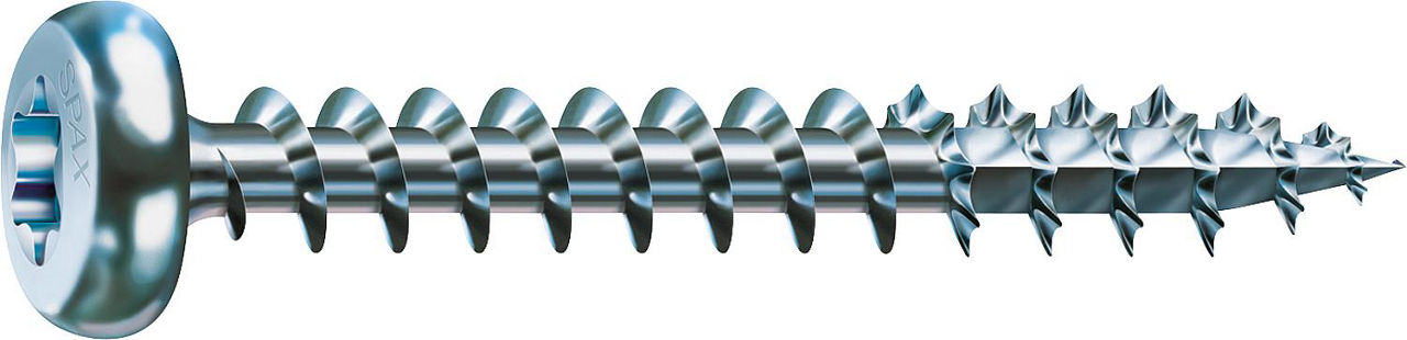 Halbrundkopf Spax T-Star plus T30 Vollgewinde Wirox 6,0x25 VPE 500 Halbrundkopf Spax T-Star plus T30 Vollgewinde Wirox 6,0x25 VPE 500
