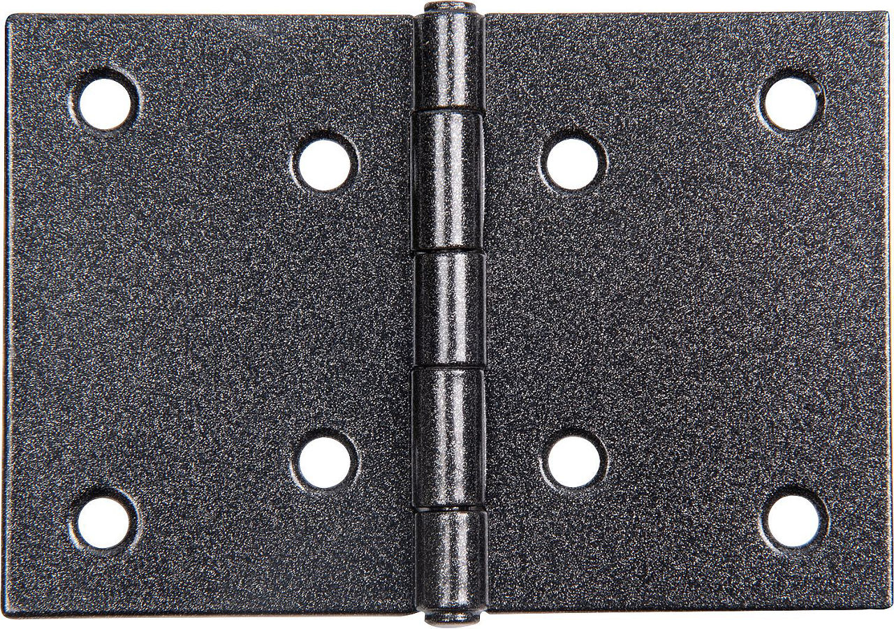 Scharnier DURAVIS® 60 x 90 x 1,25 mm, breit, Material: Stahl, blau verzinkt, Oberfläche: schwarz-diamant Scharnier DURAVIS® 60 x 90 x 1,25 mm, breit, Material: Stahl, blau verzinkt, Oberfläche: schwarz-diamant