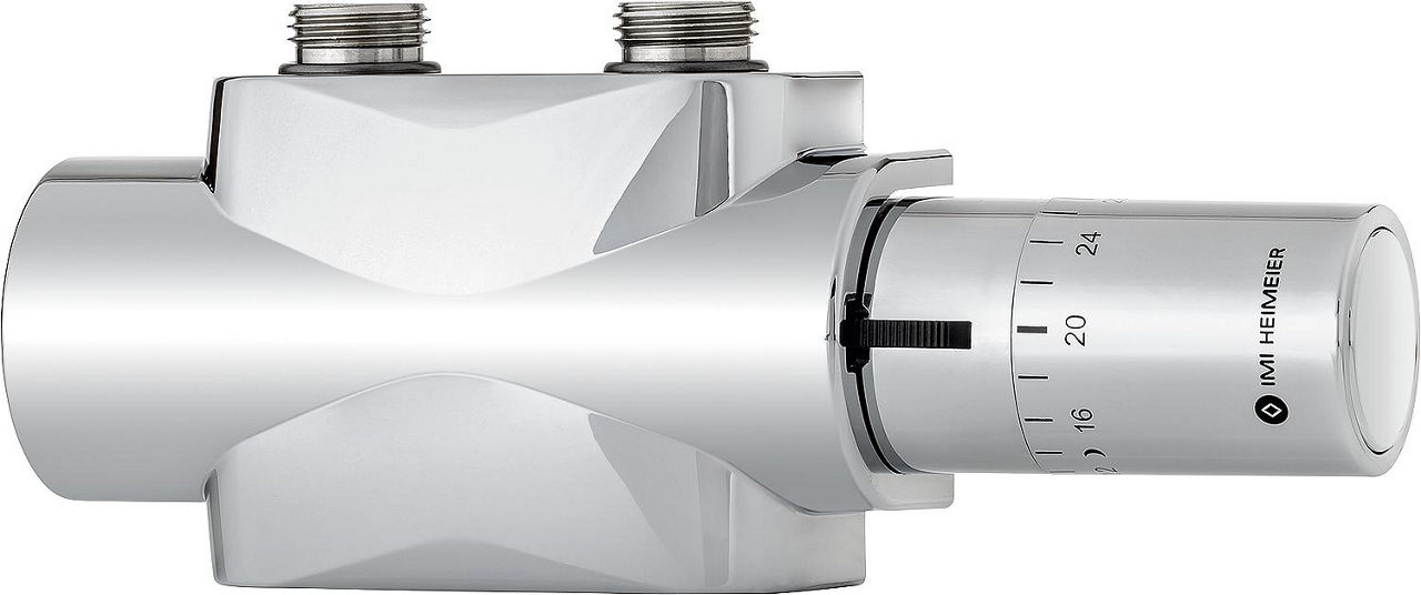 Heimeier Multilux 4-Eclipse-Set mit Halo, Zweirohrbetrieb 3/4", verchromt Heimeier Multilux 4-Eclipse-Set mit Halo, Zweirohrbetrieb 3/4", verchromt