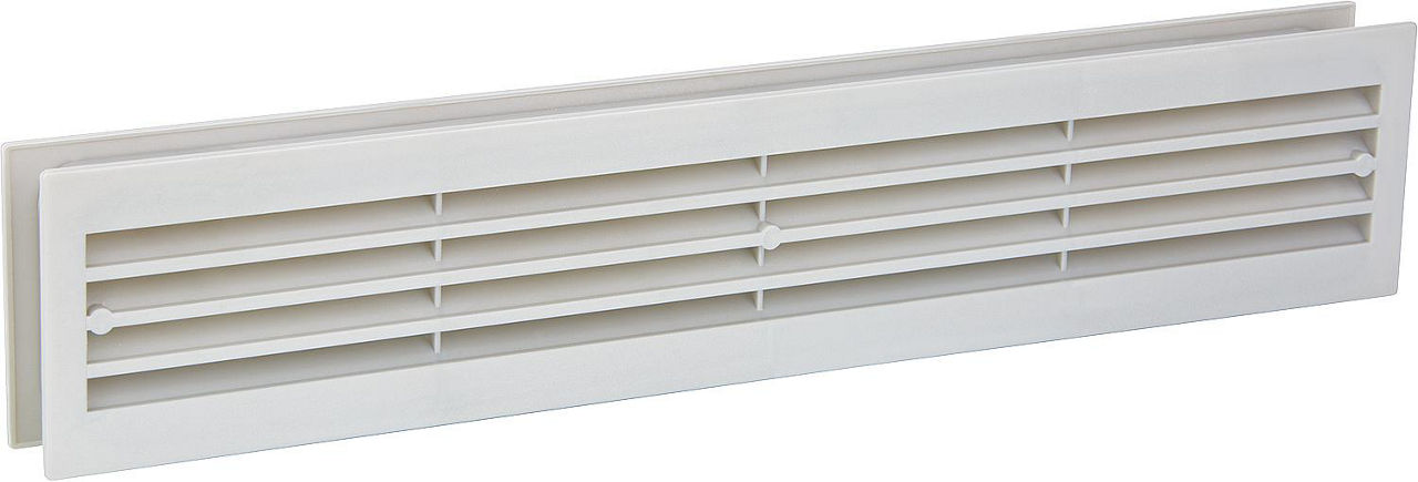 Kunststoff Lüftungsgitter Farbe Aluminium Einbaumaß 434 x 90mm Kunststoff Lüftungsgitter Farbe Aluminium Einbaumaß 434 x 90mm