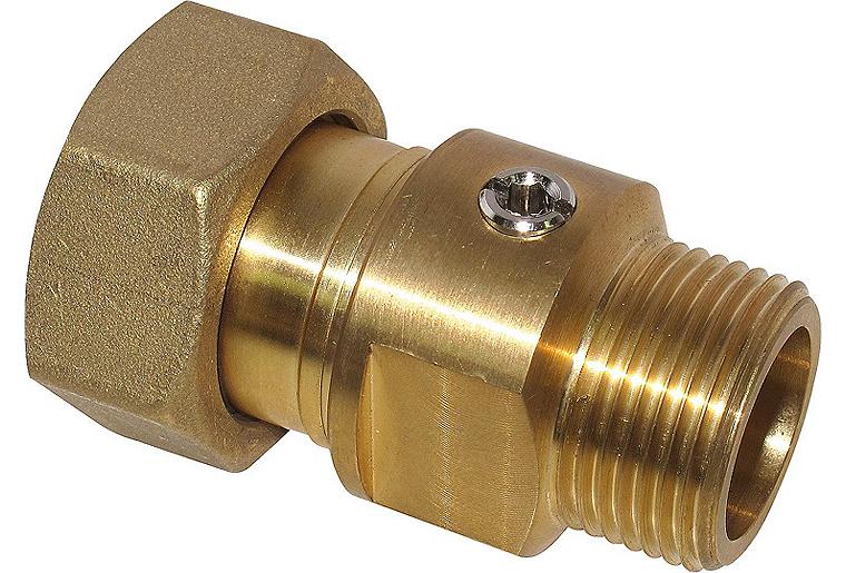 Absperrkugelhahn Easyflow DN20(3/4") AGxDN25 (1") ÜMW Absperrkugelhahn Easyflow DN20(3/4") AGxDN25 (1") ÜMW